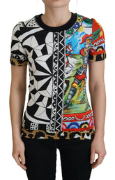 Dolce & Gabbana Multicolor Printed Women Exclusive Shirt Top -   -  Dolce & Gabbana.